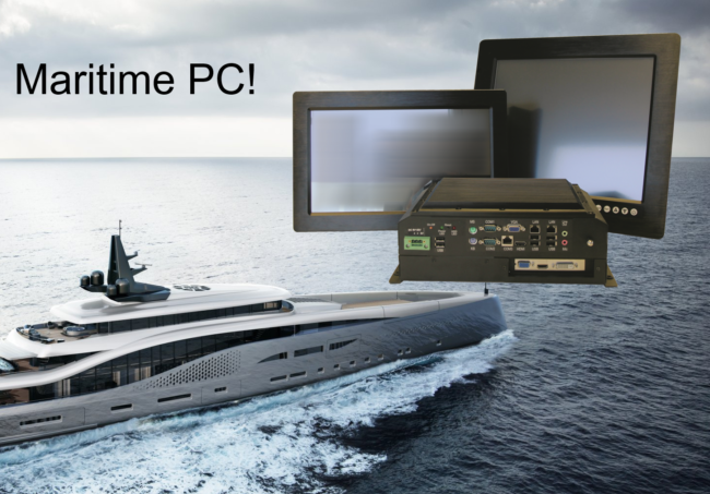 Marinegodkjente PanelPC-er, monitorer og BoksPC-er for maritim bruk.